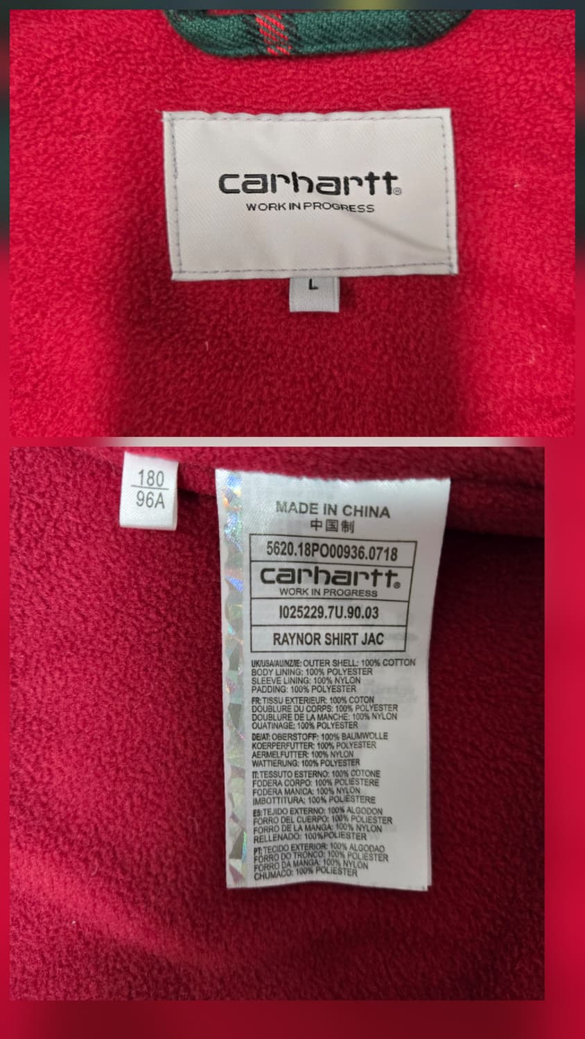 칼하트 체크 셔츠 남방 플란넬 자켓 상품이미지10