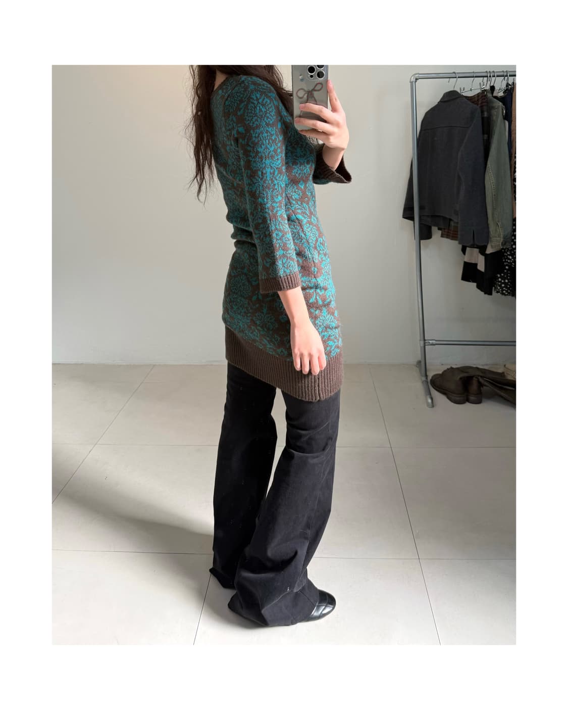 빈티지 니트 원피스  상품이미지4