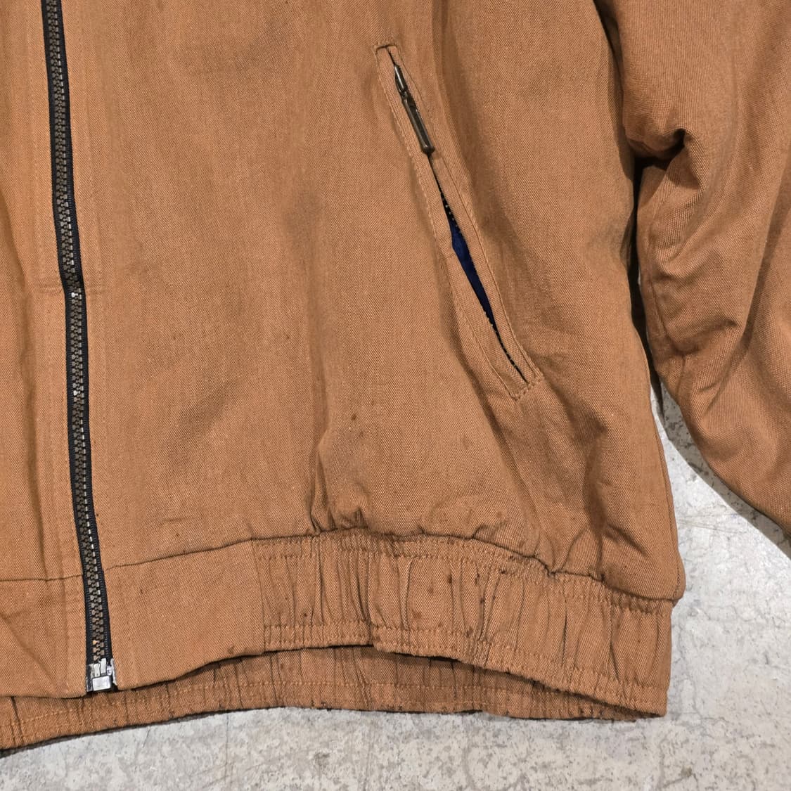 80s 엘엘빈 캔버스 코튼 울 블랭킷 웜업 워크자켓 MADE IN USA 상품이미지5