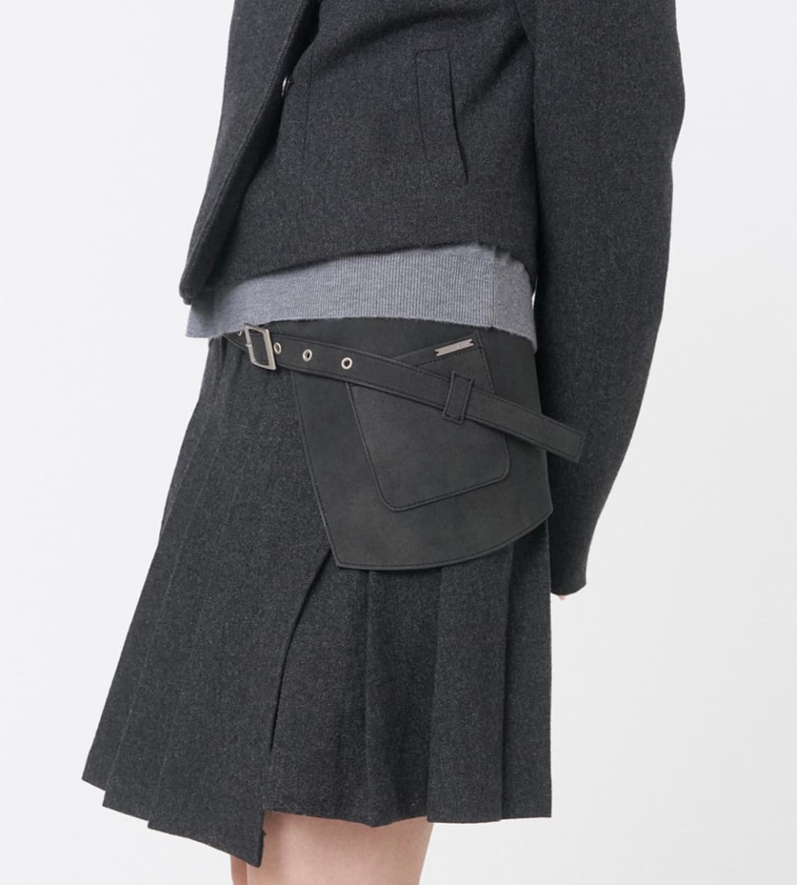 Pocket belt bag BLACK 상품이미지1