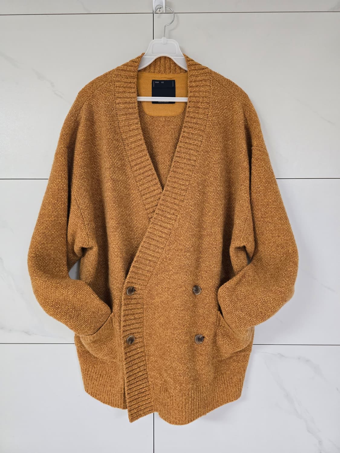 meanswhile 더블 브레스트 니트 가디건 (3) 상품이미지1