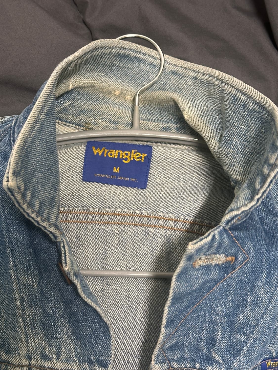 90s 랭글러 124mj 데님자켓 트러커 일본 복각 상품이미지3