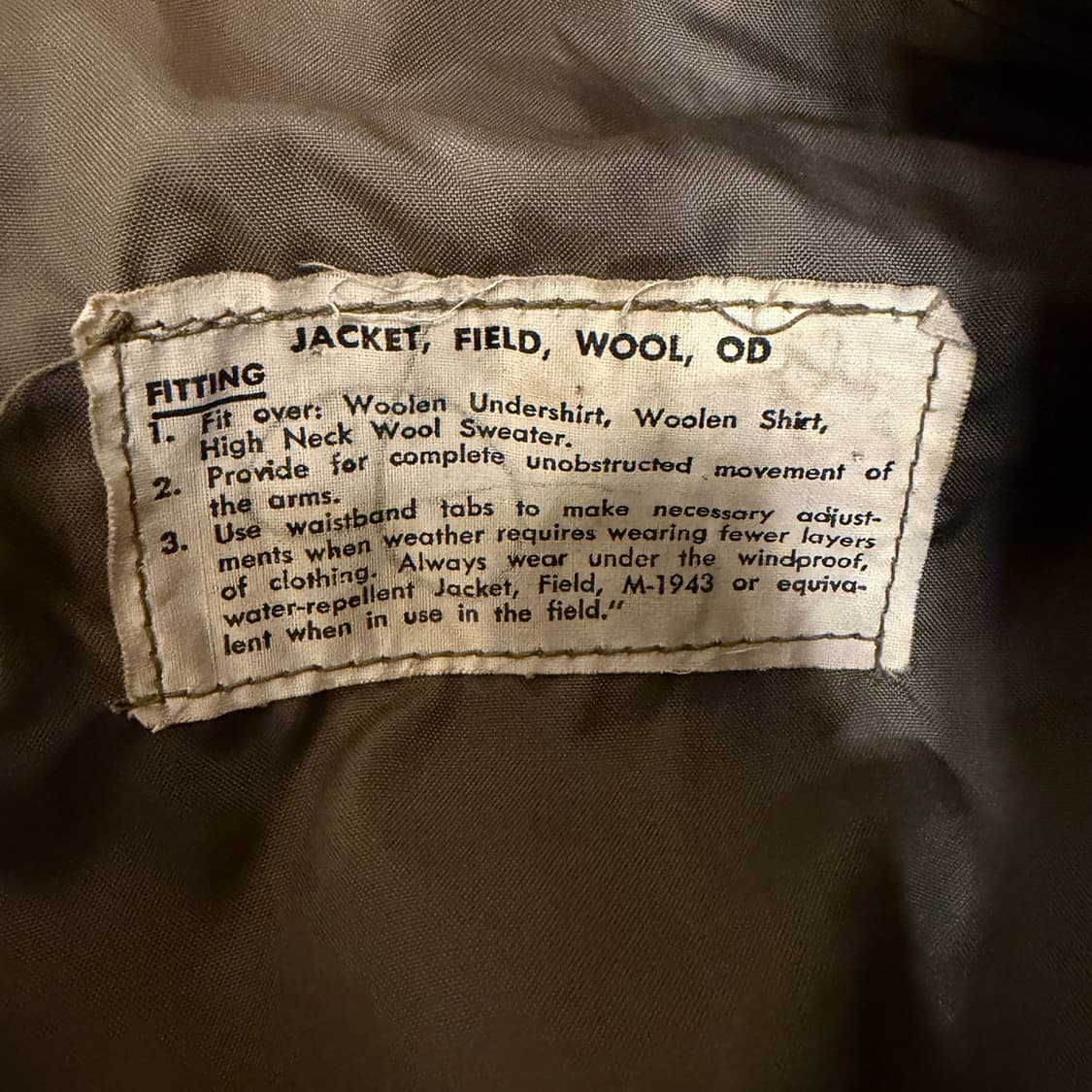 WW2 1943 US Army Ike Jacket 34R 260616-1 상품이미지9