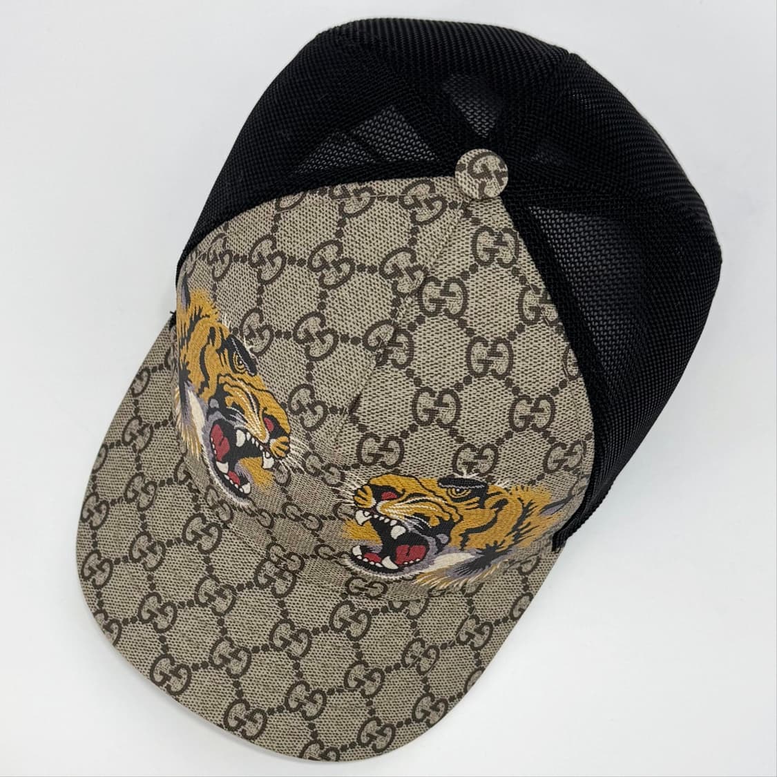 [XL사이즈] 구찌 GG 수프림 타이거 매쉬 볼캡 모자 (426887) 상품이미지4