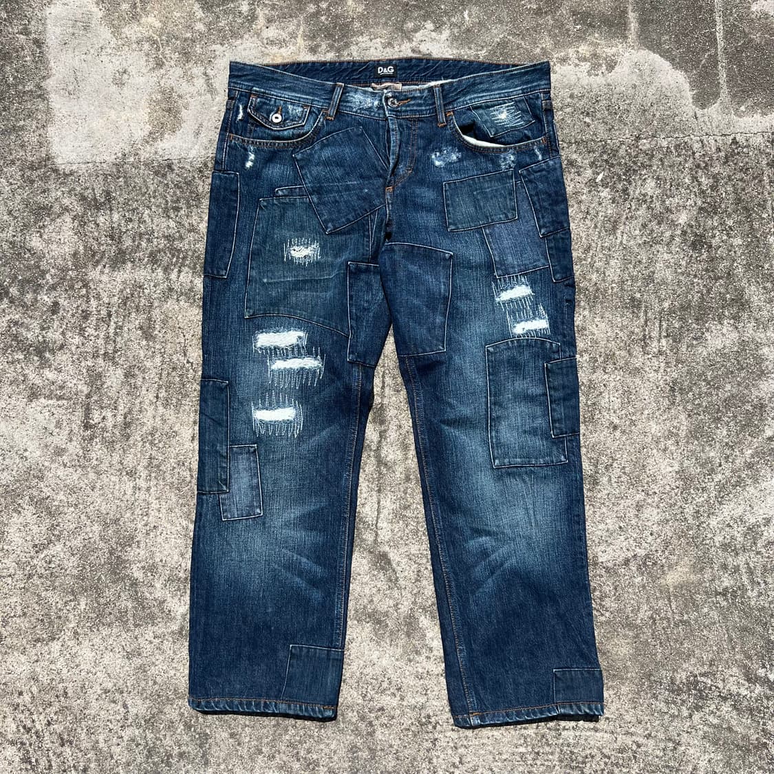 돌체앤가바나 패치워크 진 상품이미지1