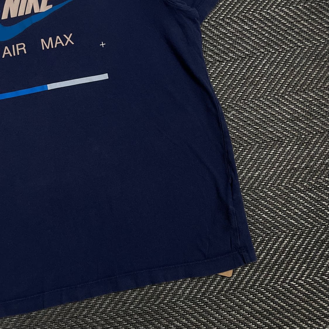 나이키 NSW 에어맥스 빅로고 반팔 티셔츠 네이비o 4925 상품이미지2