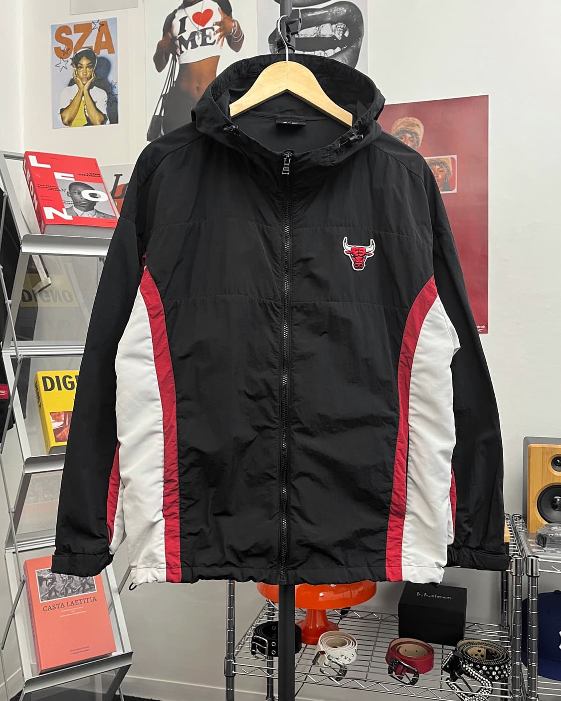 NBA 시카고 불스 나일론 바람막이 자켓 상품이미지5