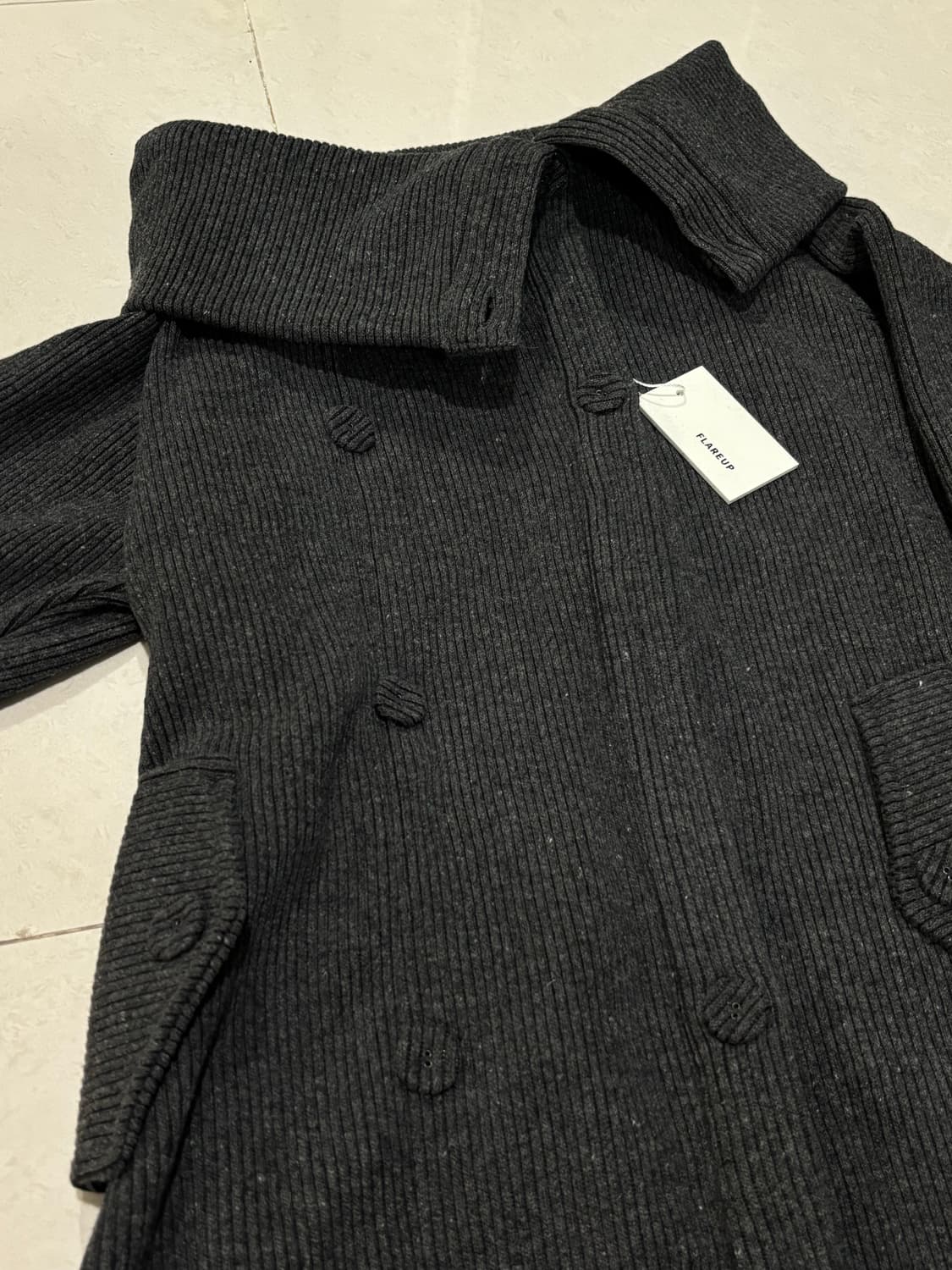 *새제품* 플레어업 가디건 Double Ribbed Cardigan 상품이미지3