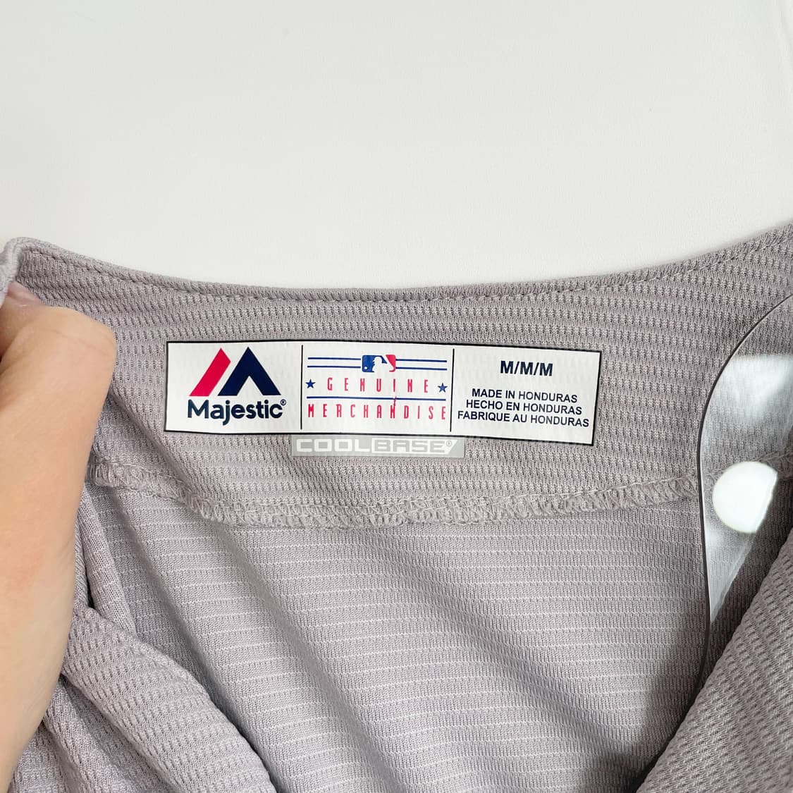 F1 마제스틱 Majestic 뉴욕 양키스 그레이 베이스볼 져지 M사이즈 상품이미지8