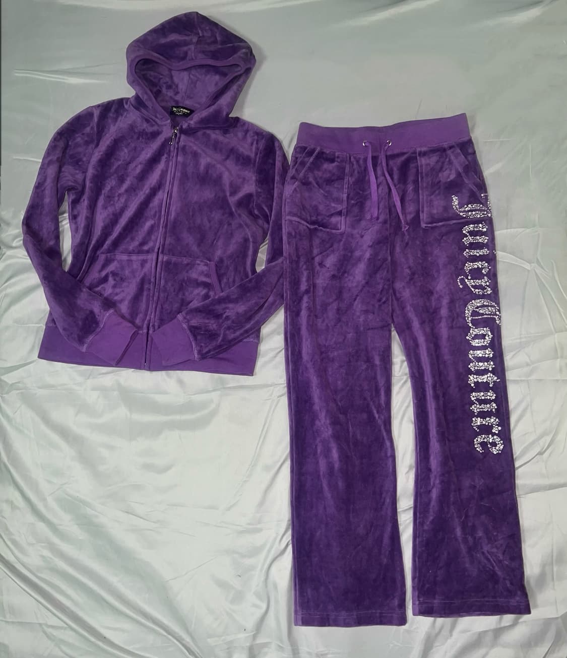 ✨쥬시꾸뛰르✨JuicyCouture purple velour set셋업 상품이미지2