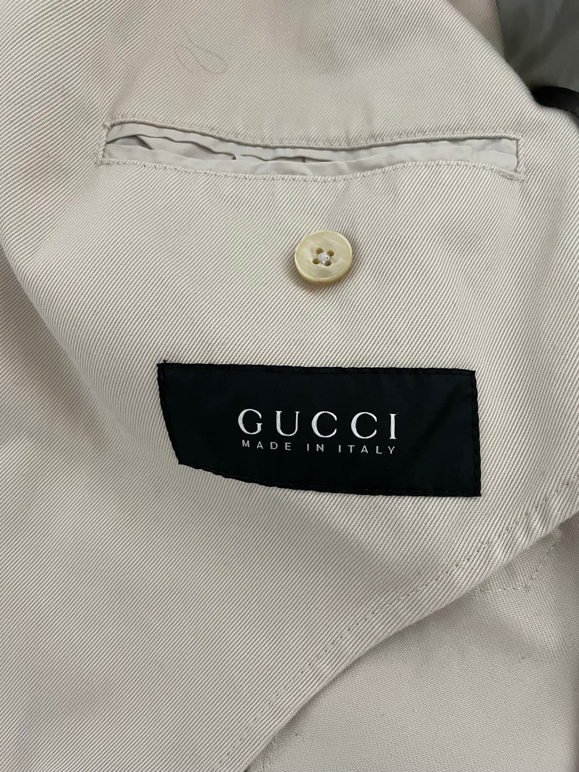 [54,XL]구찌 by 톰포드 필드 재킷 아이보리 상품이미지4