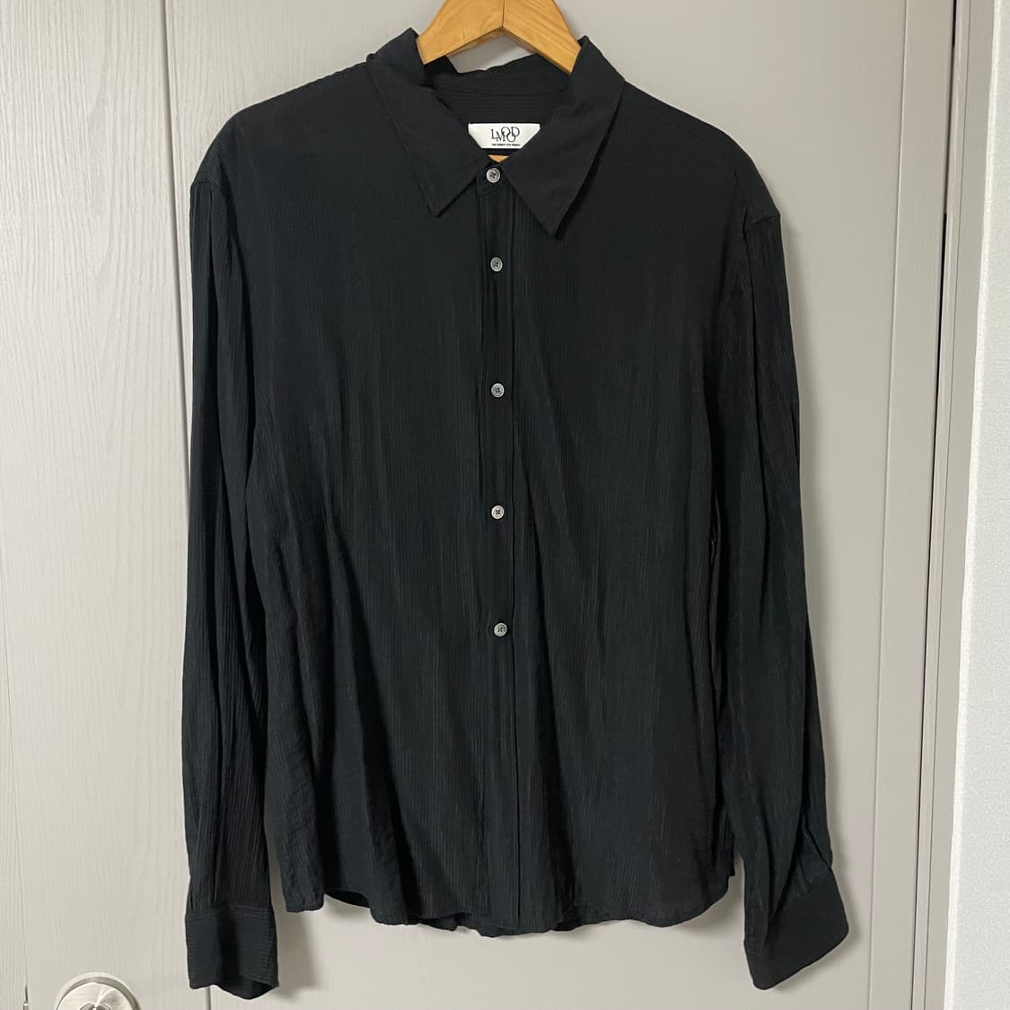 엘무드 실키 스트라이프 셔츠 상품이미지2