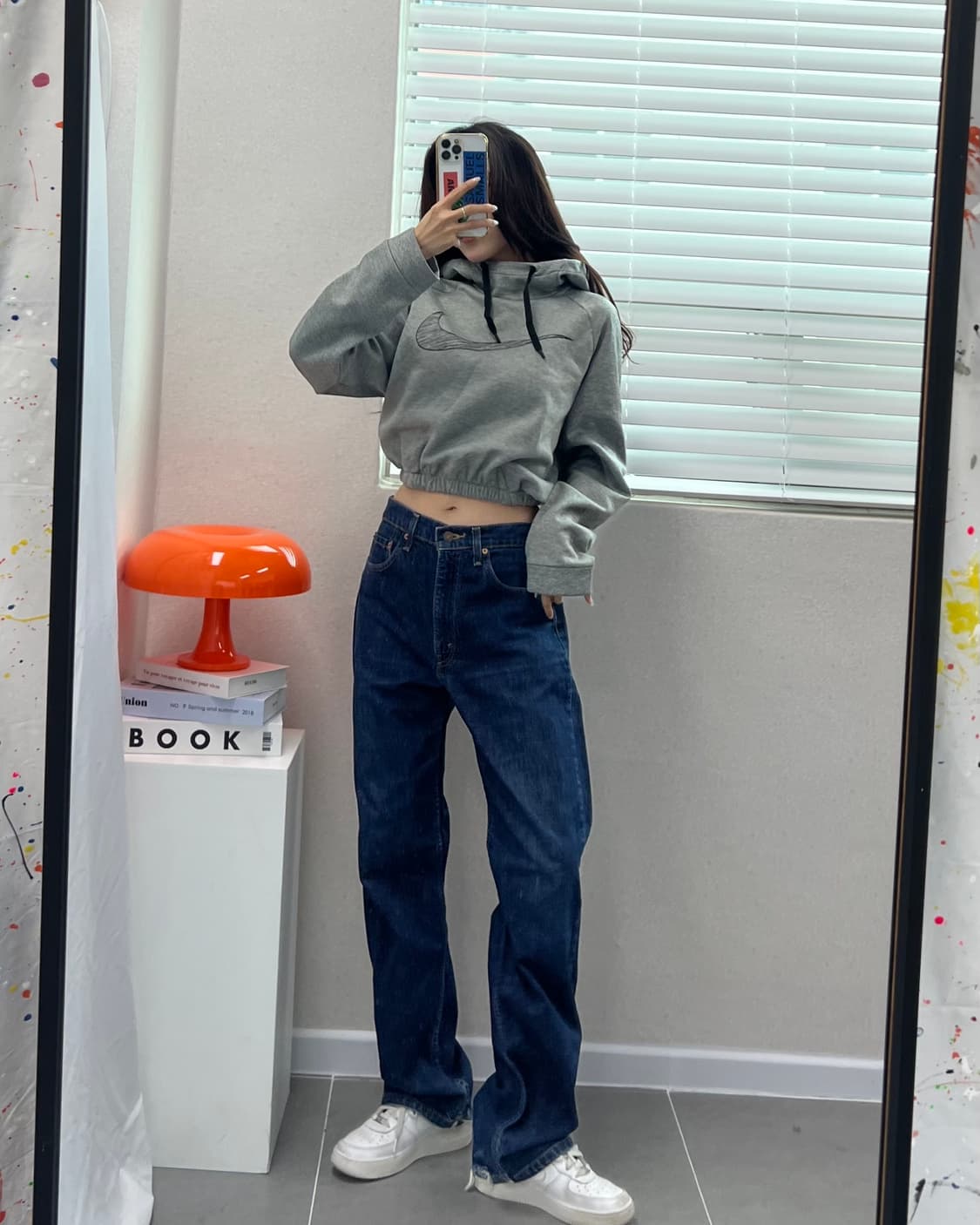 (WOMEN)나이키 크롭 후드-M1438 상품이미지6