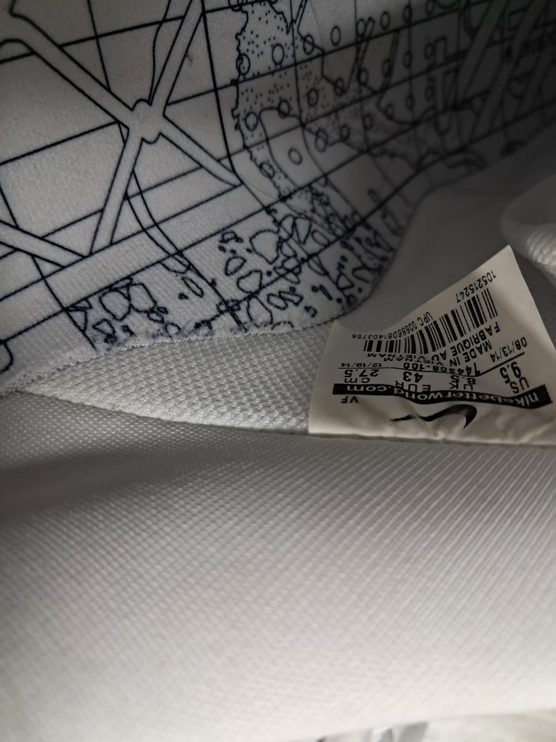 나이키 에어포스1 올백 별 패턴 스니커즈 상품이미지7