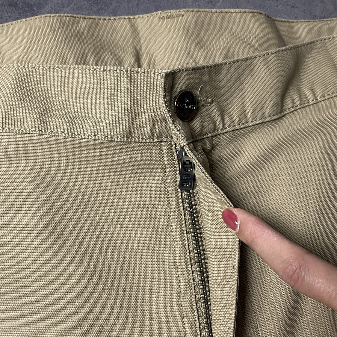 CARHARTT 칼하트 베이지 유틸리티 워크 팬츠 A01066 상품이미지3