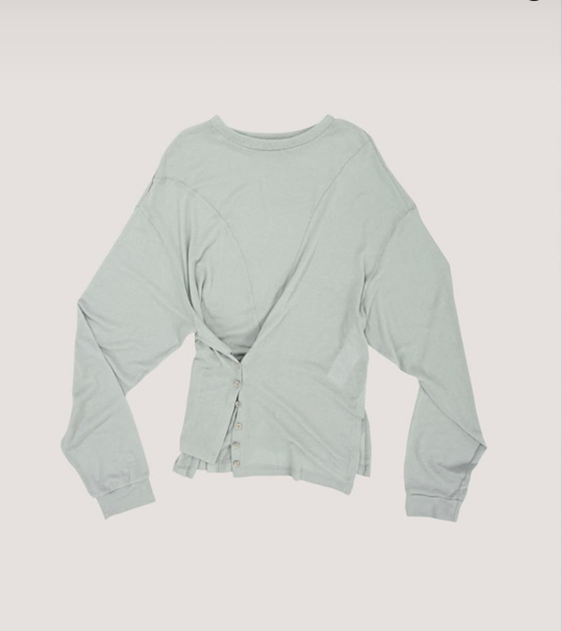 (품절,재입고x) verso 베르소 홀터넥 & 오버사이즈 버튼업 티셔츠 상품이미지4