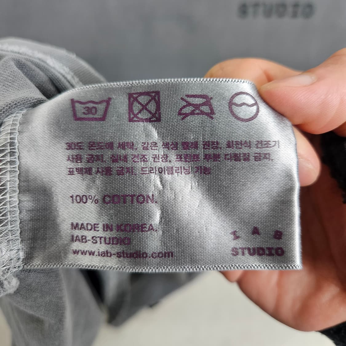 아이앱스튜디오 피그먼트 반팔티 L 상품이미지6