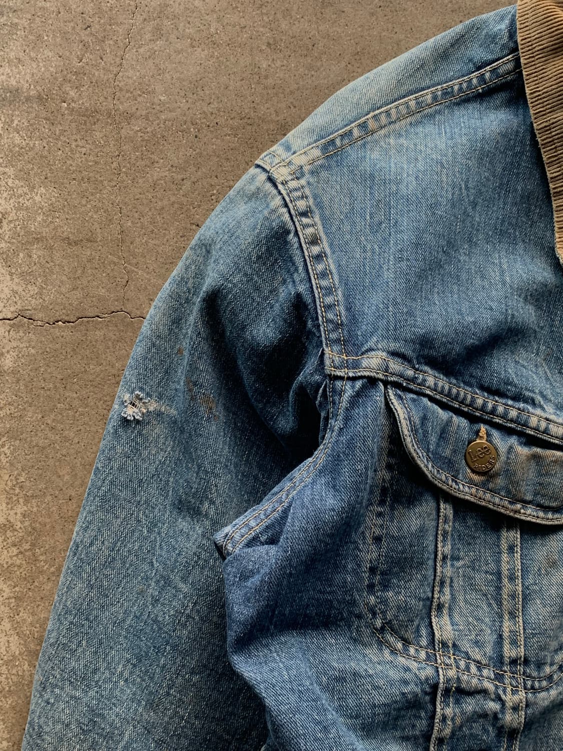 70s Lee Riders 스톰라이더 101-LJ 데님 트러커 자켓 상품이미지4