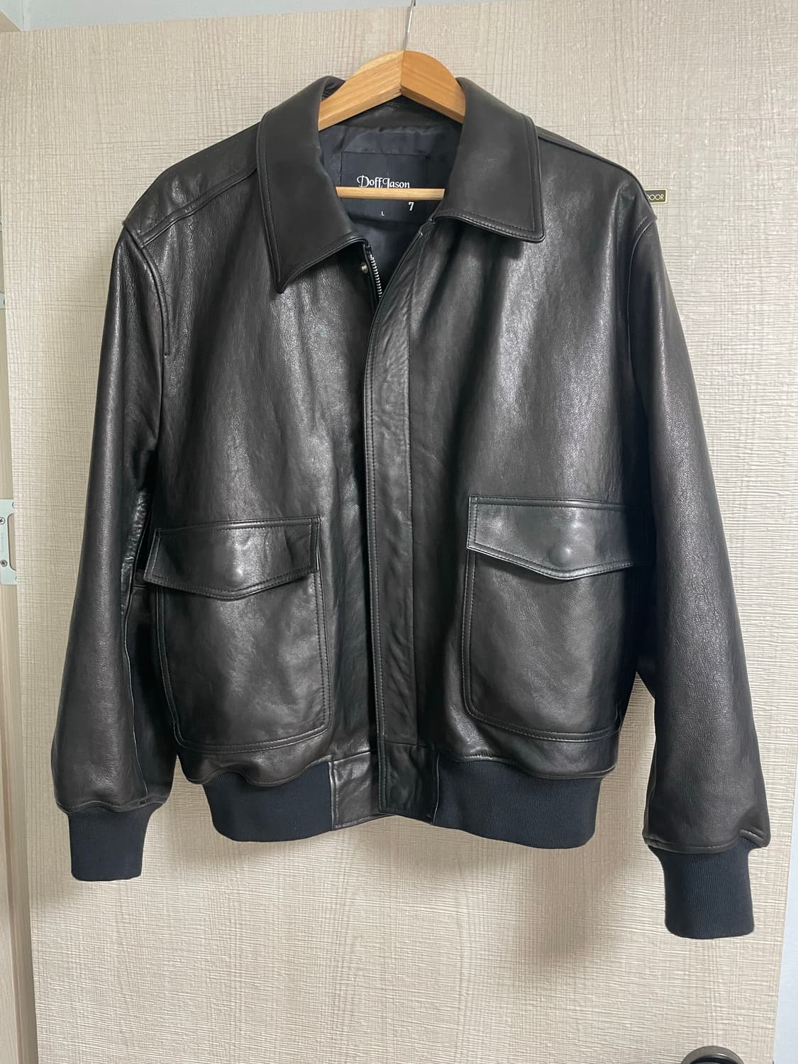 도프제이슨 램스킨 A-2 가죽자켓 L 상품이미지2