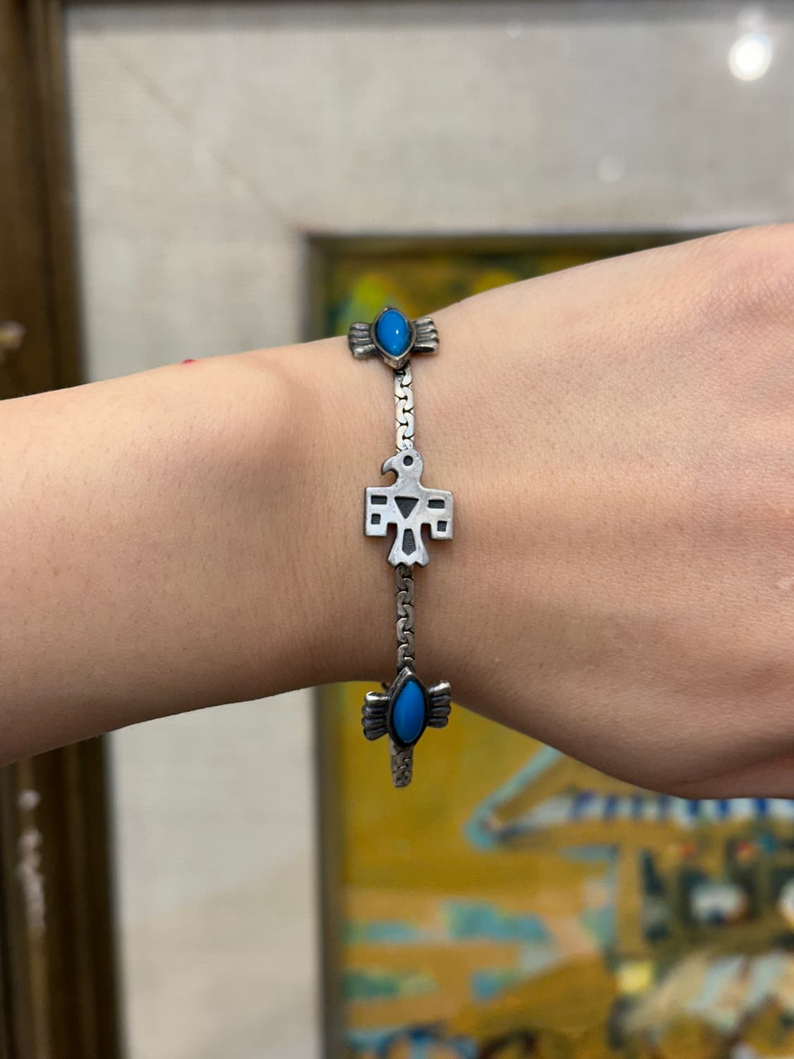 Thunderbird Turquoise Vintage Bracelet 상품이미지5