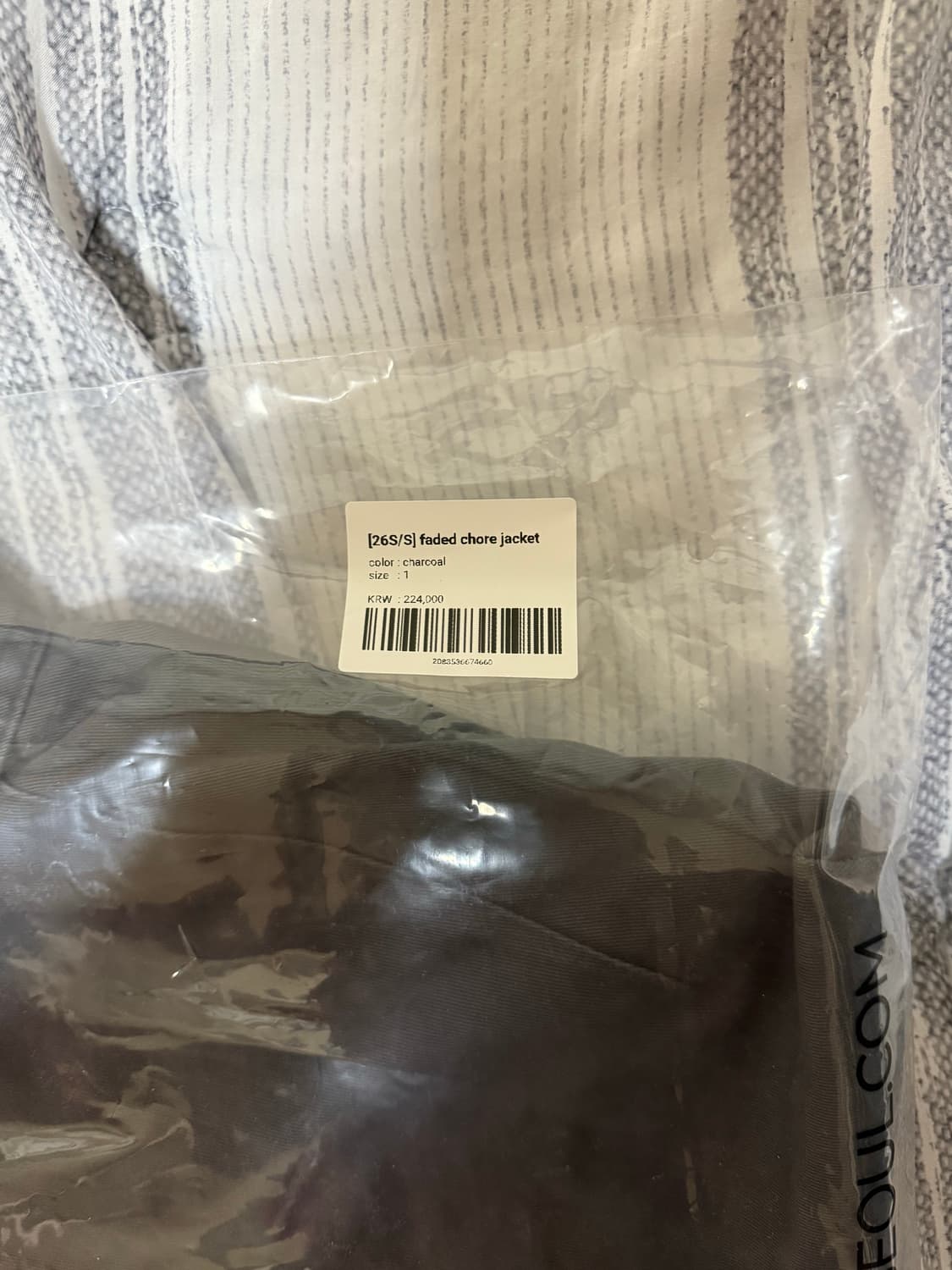 (1, 새상품) 노운 페이디드 초어 자켓 자콜 상품이미지4