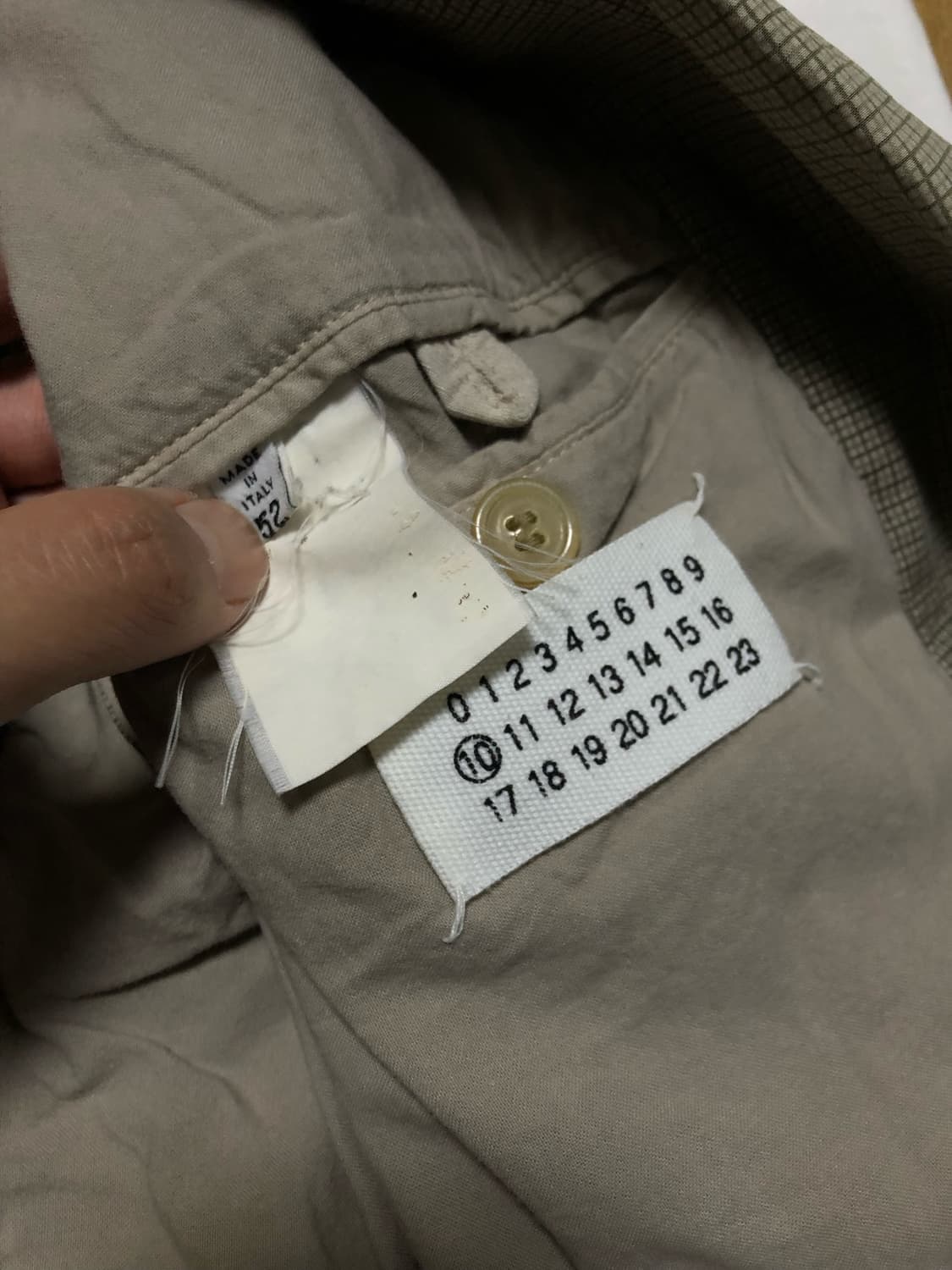 52) 마틴 마르지엘라 체크 그라데이션 자켓 상품이미지3