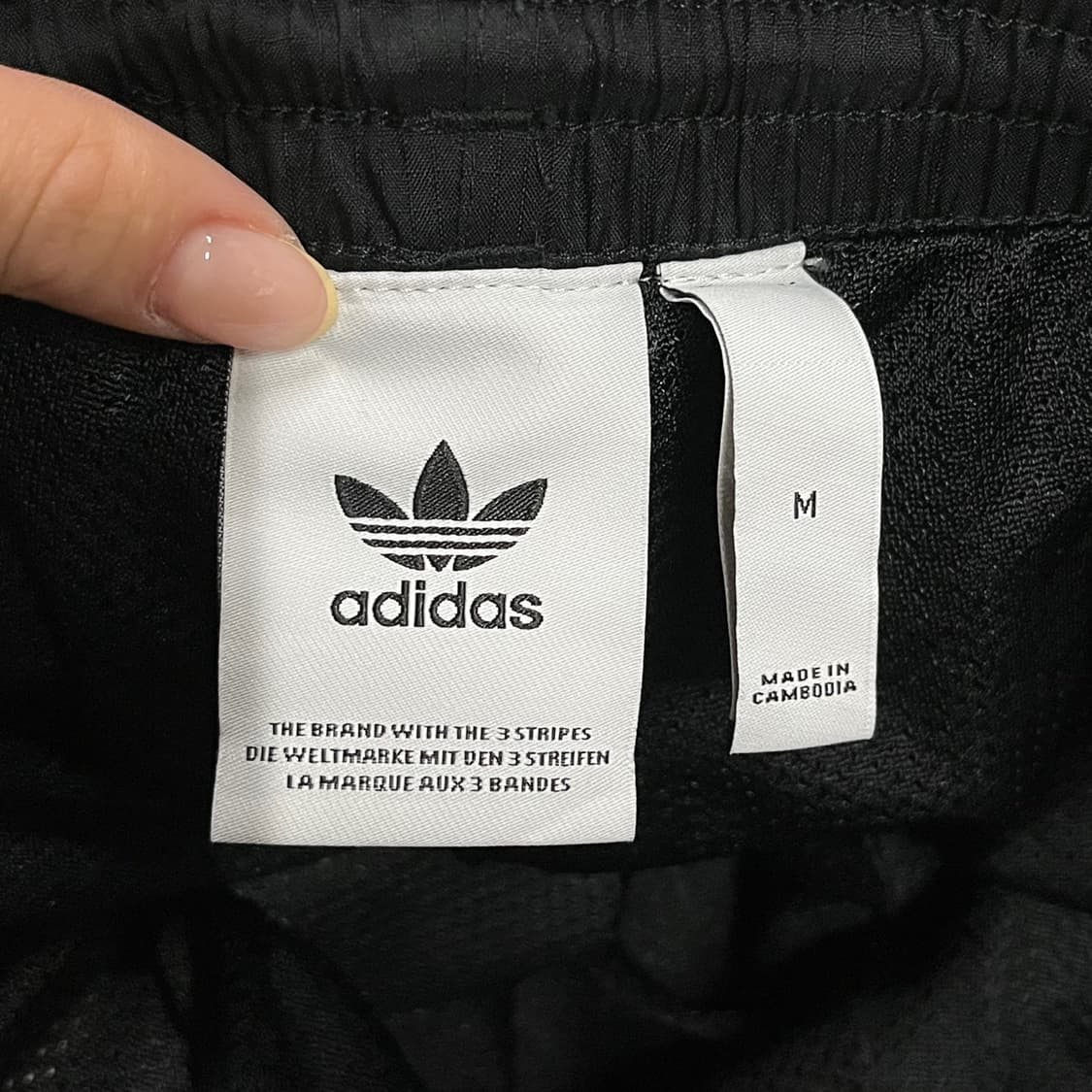 [정품/M] 아디다스 삼선 반바지 블랙 b8 상품이미지4