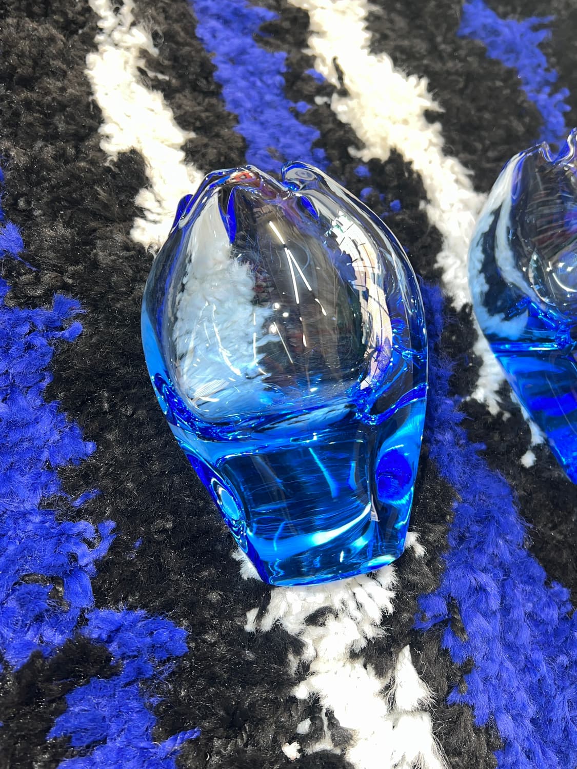 60s Cobalt Blue ZBS Glassworks Handcraft 상품이미지4