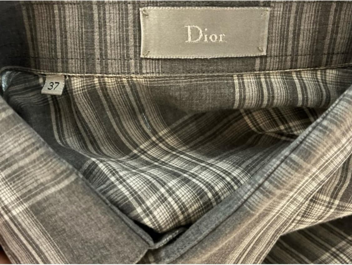 [정품] DIOR 디올 여성 체크 꿀벌자수 셔츠.
싸이즈 S 상품이미지5