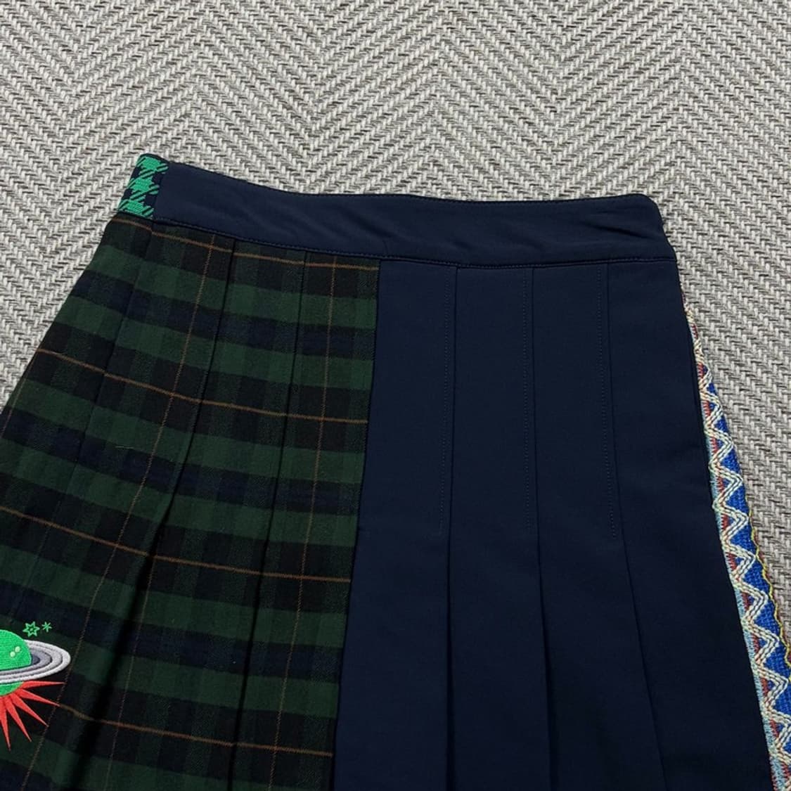 P No prob 체크 미니 스커트 v2799 상품이미지4