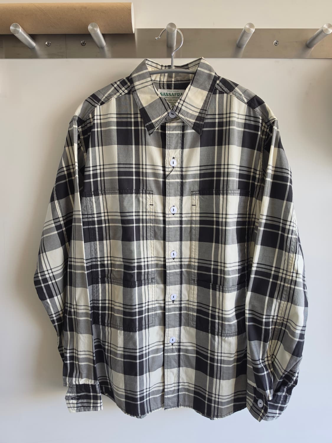 SASSAFRAS 사사프라스 체크 셔츠 상품이미지1