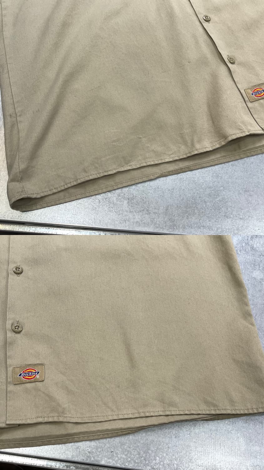 (XL) Dickies 디키즈 반팔 자수 워크 셔츠 베이지   상품이미지9