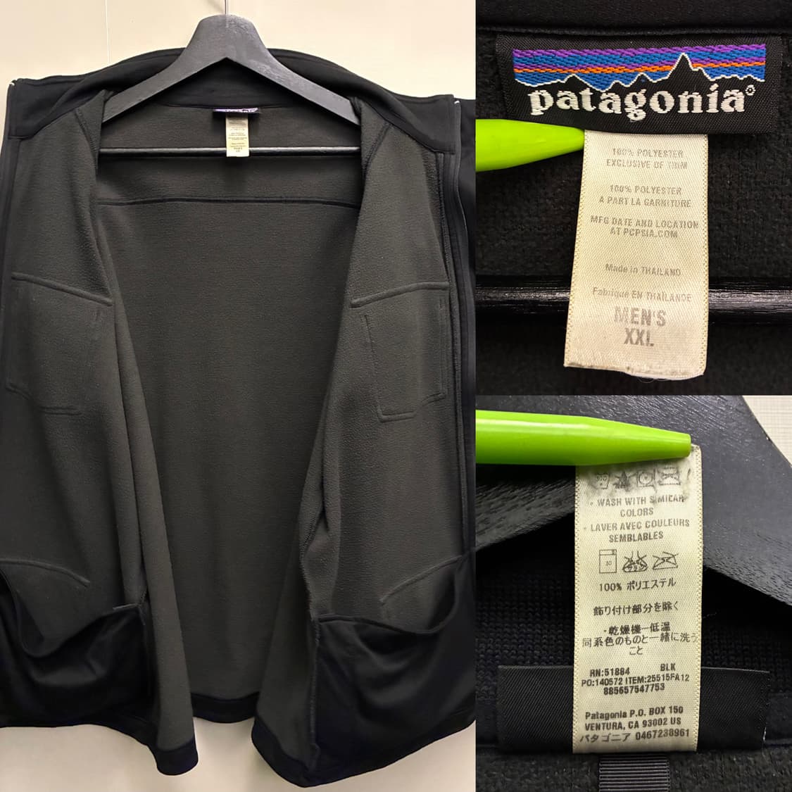 (XXL)파타고니아 유틸리티 6포켓 풀집업 필드자켓 블랙 상품이미지10