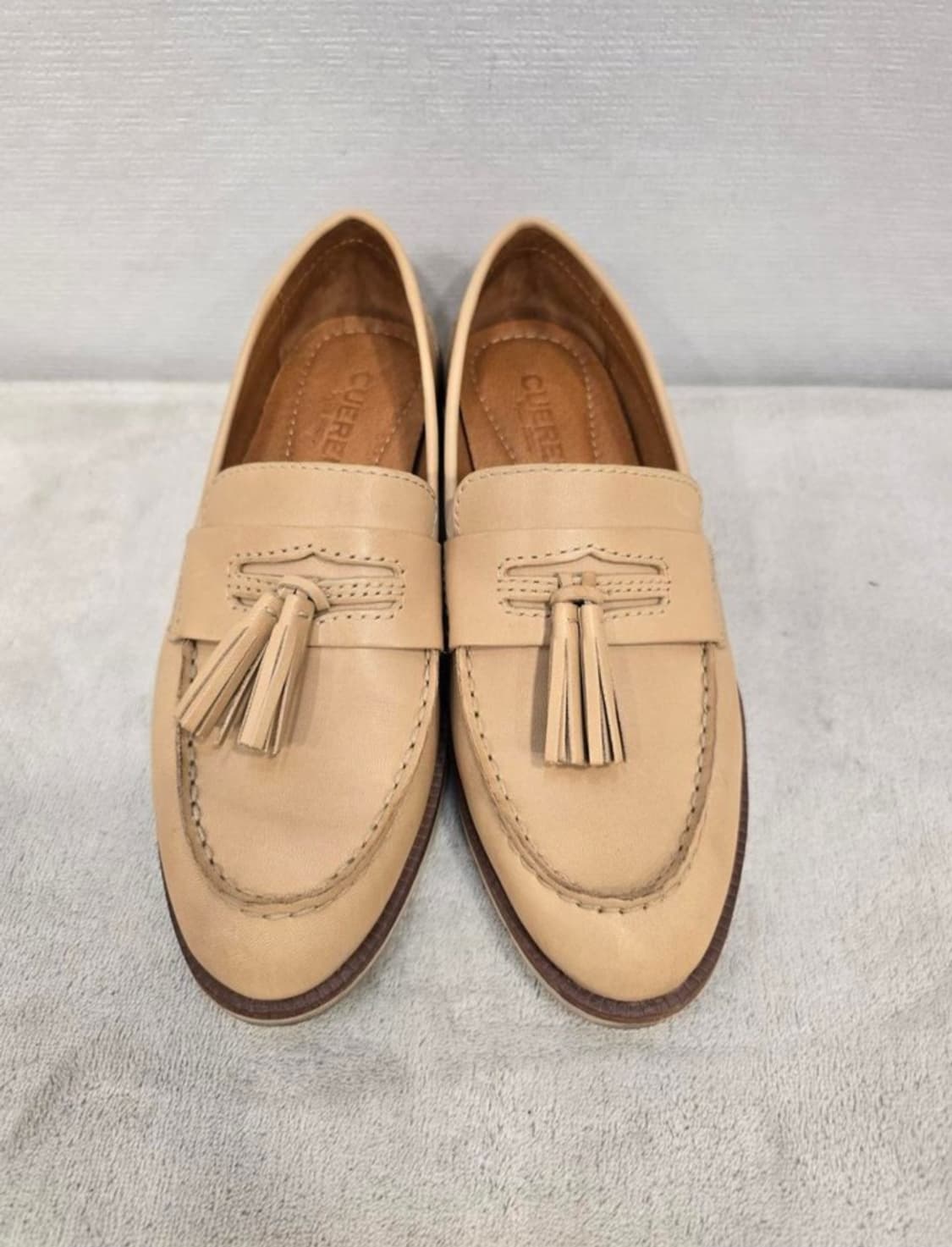 쿠에른 CUEREN 보스톤01 태슬 로퍼 단화 베이지 230~235 상품이미지3