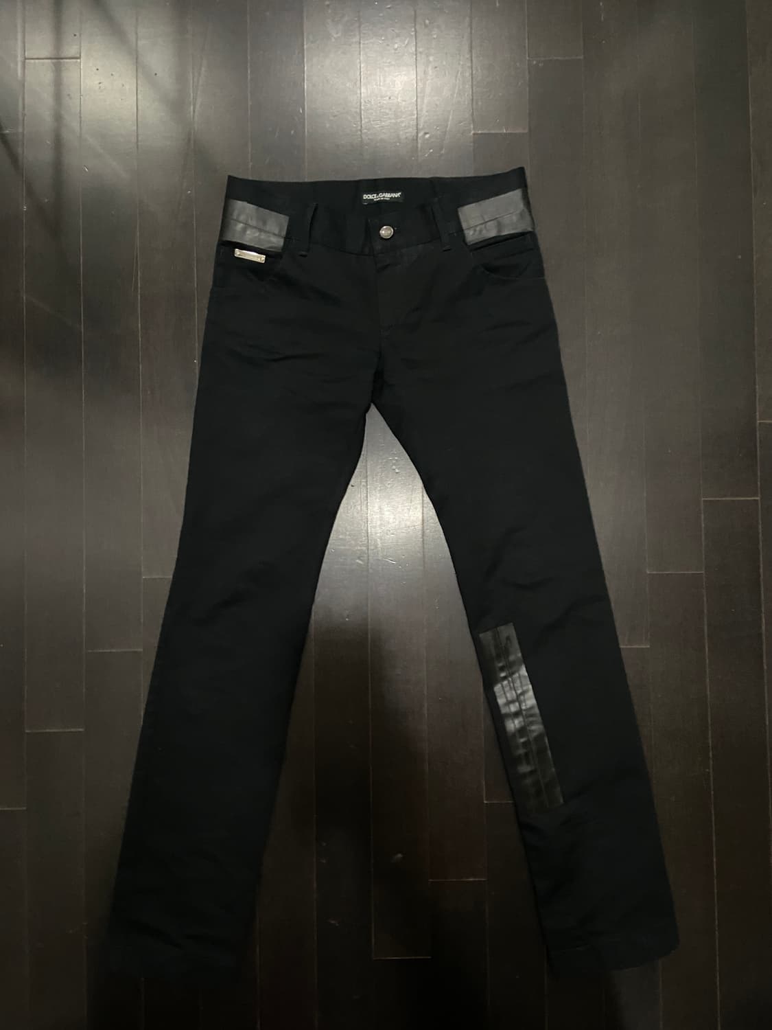 돌체앤가바나 테이핑 블랙진 상품이미지1