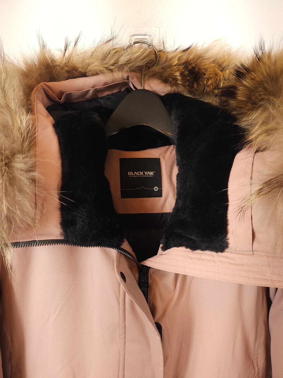 블랙야크 여성 숏다운후드패딩 인디핑크 95 M 상품이미지9