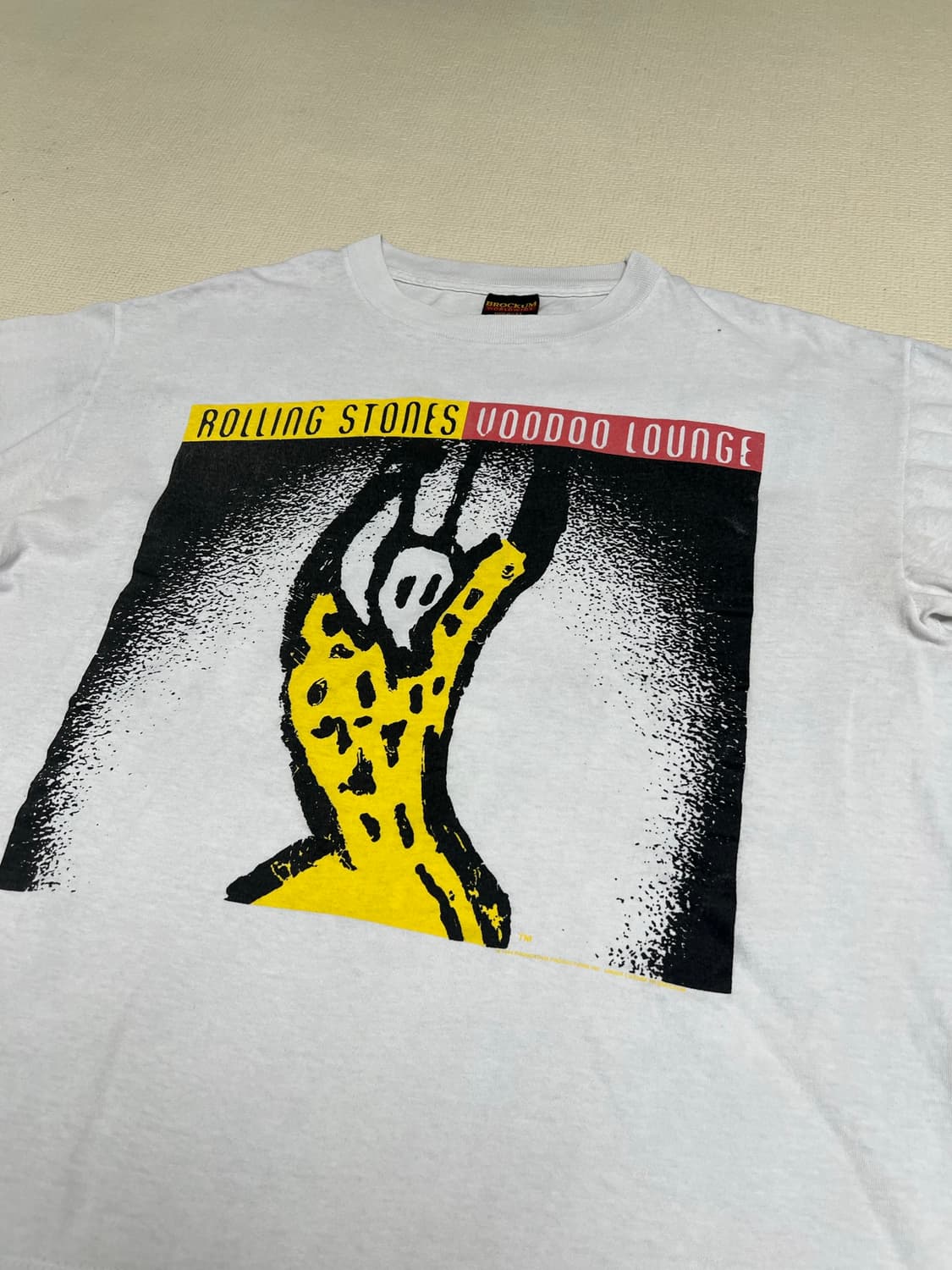 90s 롤링스톤즈 Voodoo Lounge 빈티지 반팔 티셔츠 XL 상품이미지2