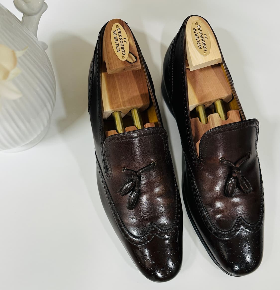 에르메스 테슬 로퍼 270 다크브라운 구두 상품이미지1