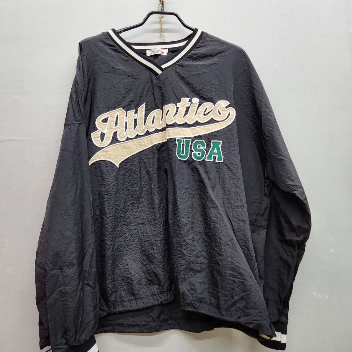 USA 빈티지 로고 나일론 스트링 아노락 XL(2XL) 상품이미지1