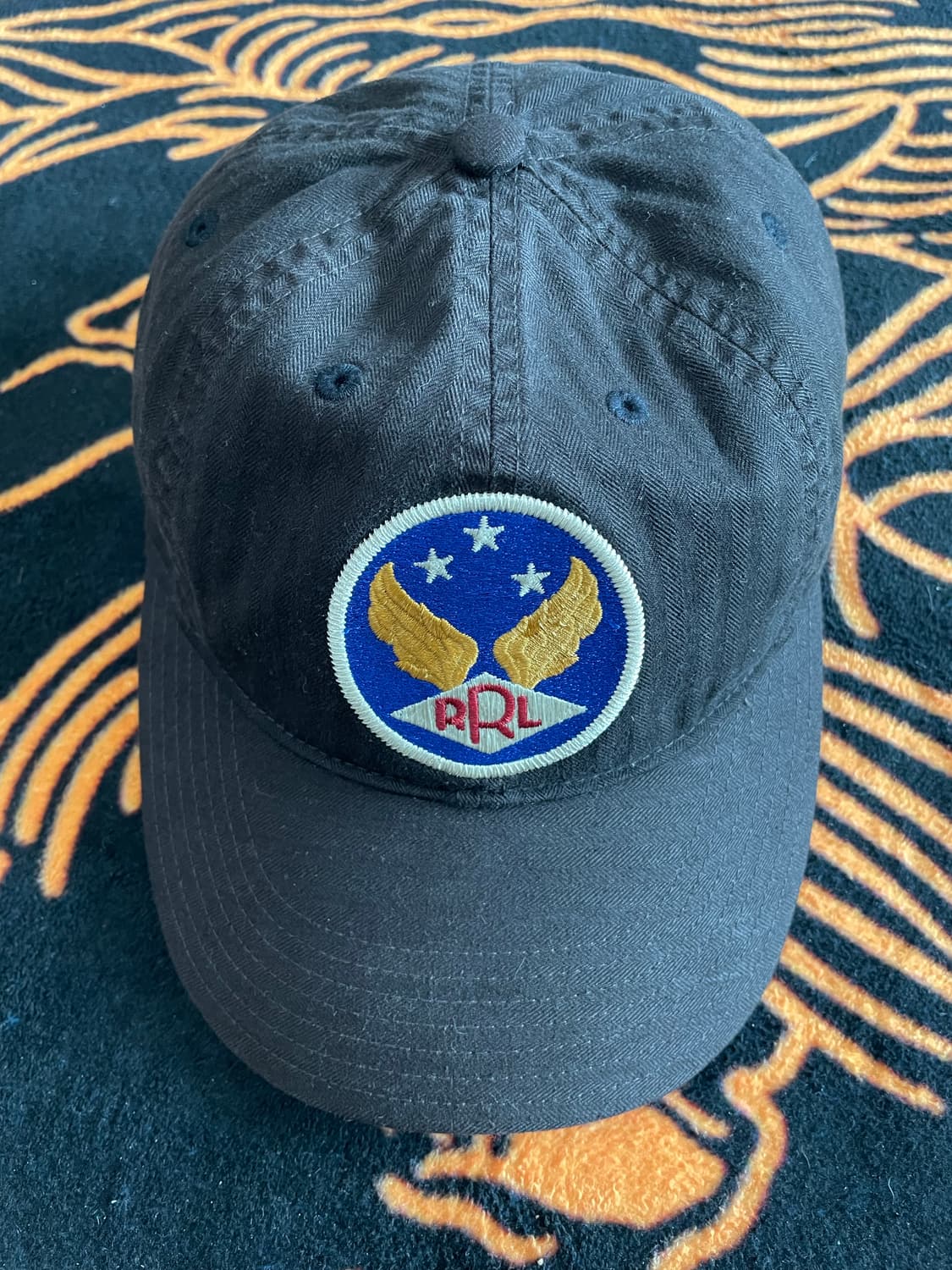 RRL 윙로고 볼캡 블랙 상품이미지1