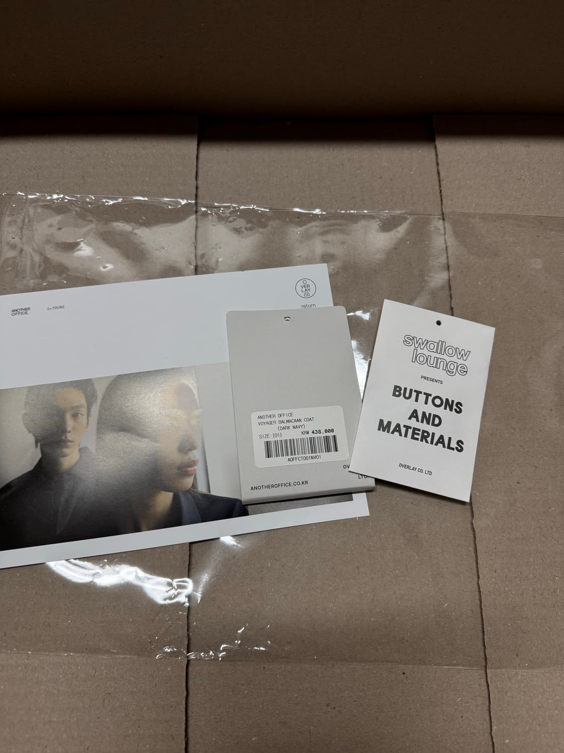 25AW 신상 어나더오피스 보이저 발마칸 다크네이비 01사이즈 상품이미지4