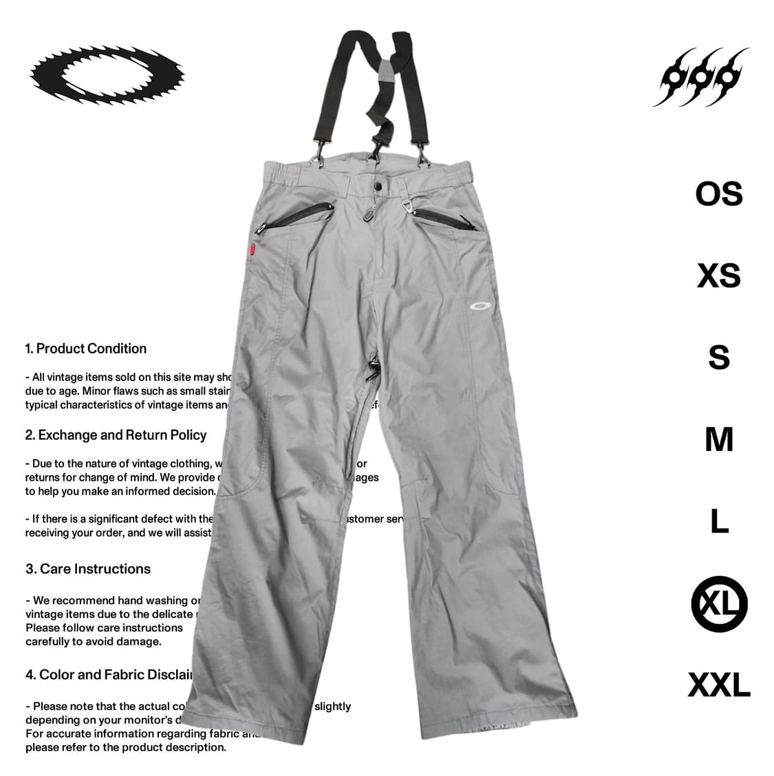 오클리 소프트웨어 XL사이즈 스키팬츠 상품이미지1