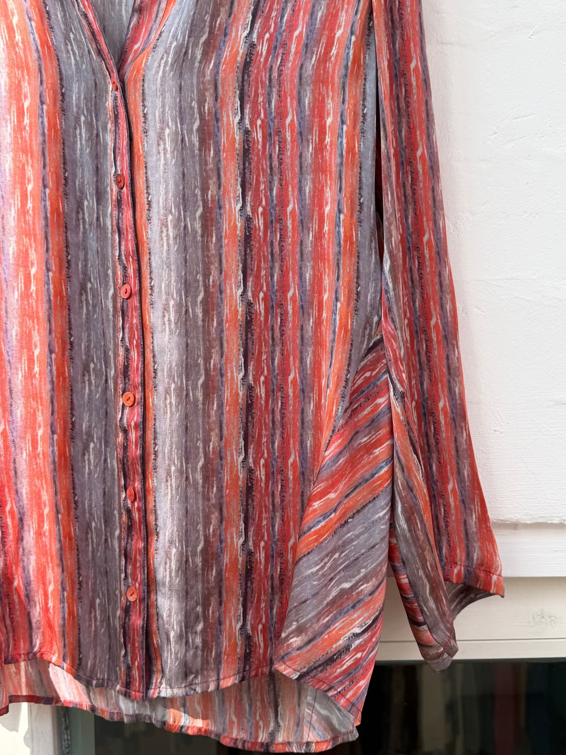 Theyskens' Theory 테스켄스 띠어리 실크 셔츠 블라우스 S 상품이미지3