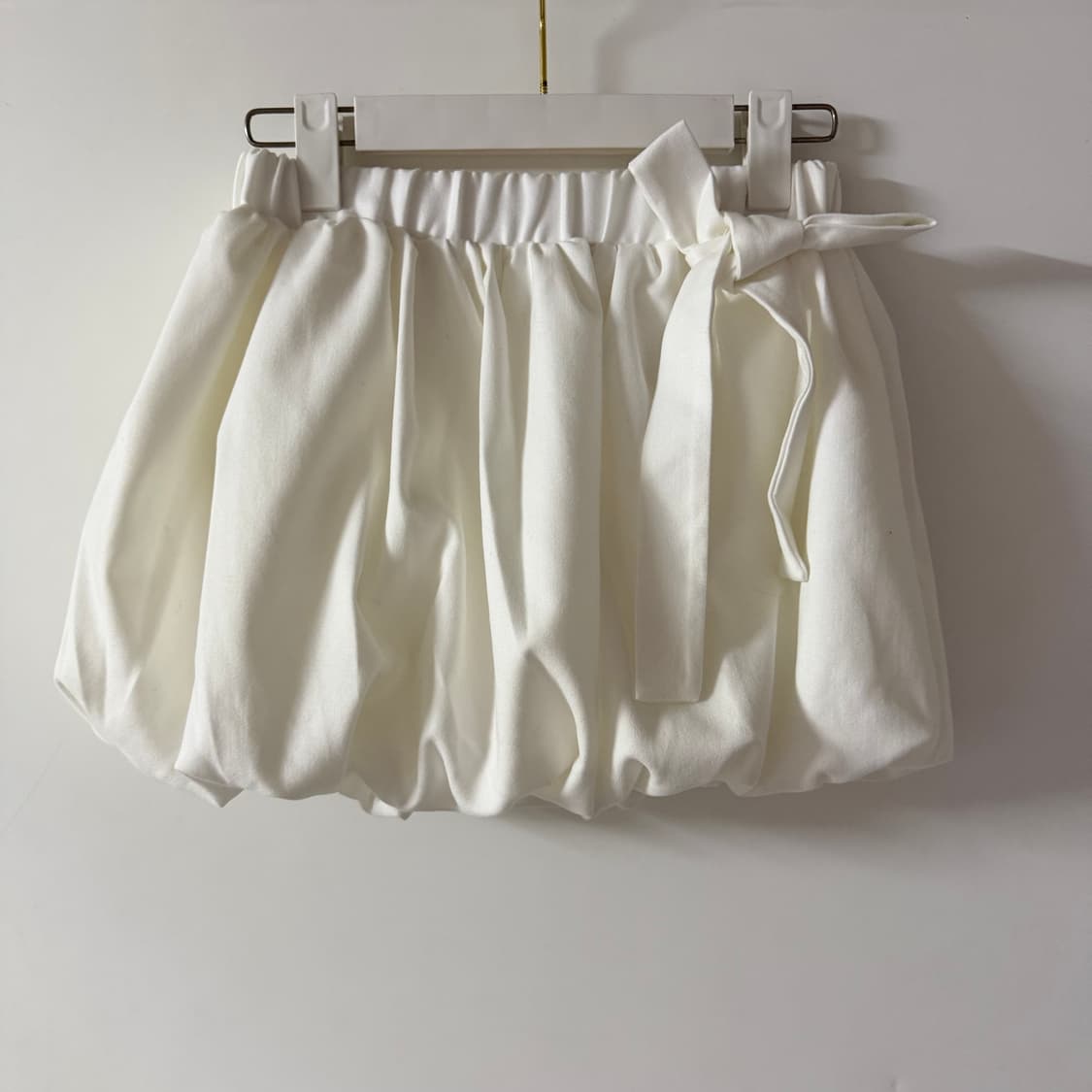 새상품 여자 두툼 리본 펌킨스커트 상품이미지1