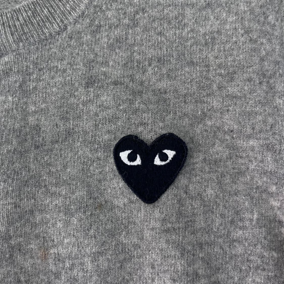 W 95 꼼데가르송 하트와펜 울 가디건 상품이미지3
