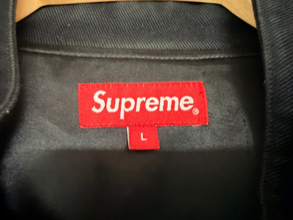 (L)슈프림 와이즈 레이싱 자켓 블랙 상품이미지3