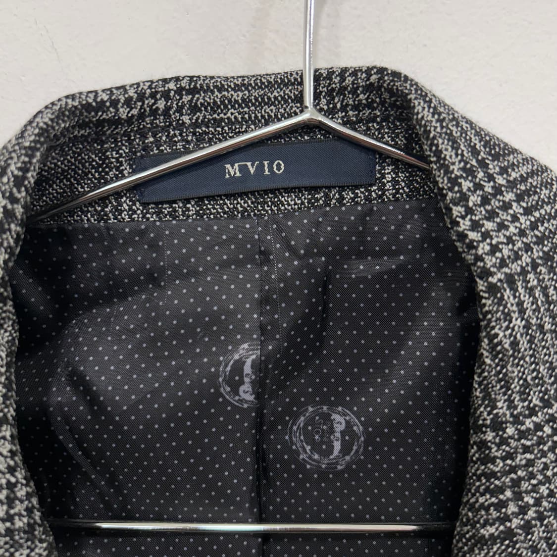 MVIO 울 헤링본 자가드 체크 블레이저 상품이미지3