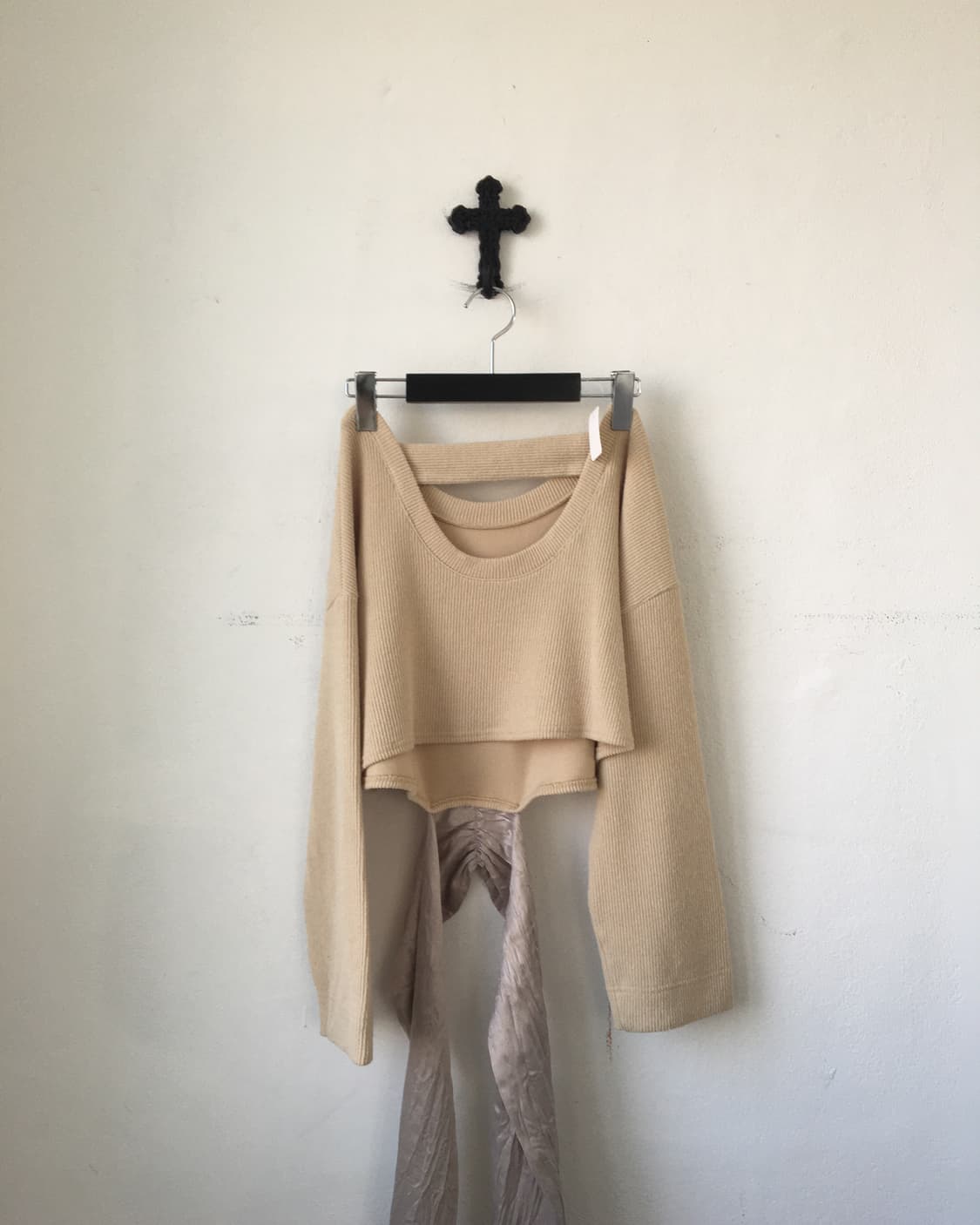 Tied point ribbed knit 상품이미지2