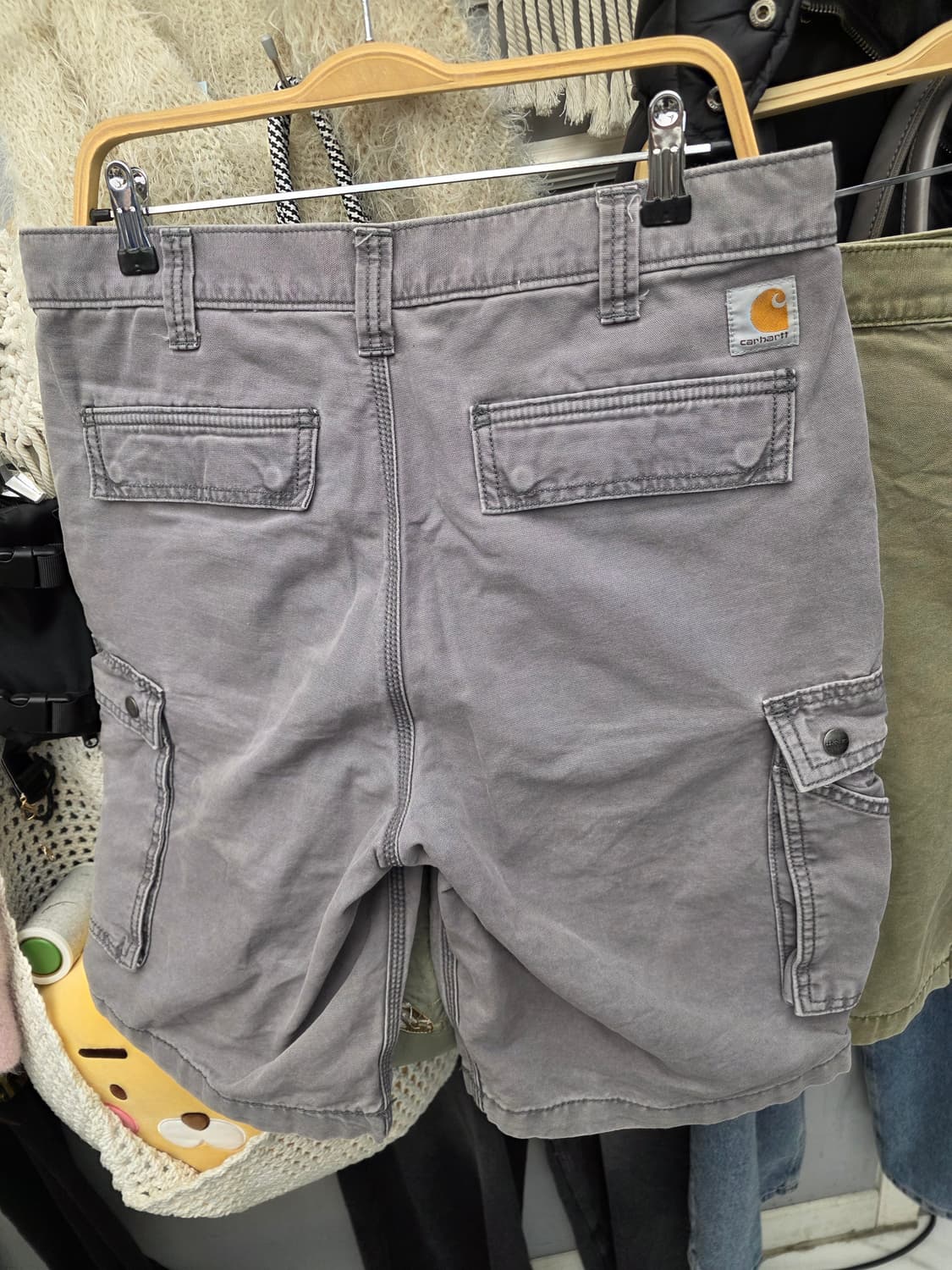 칼하트 카고 반바지 relaxed fit 34 그레이 상품이미지5