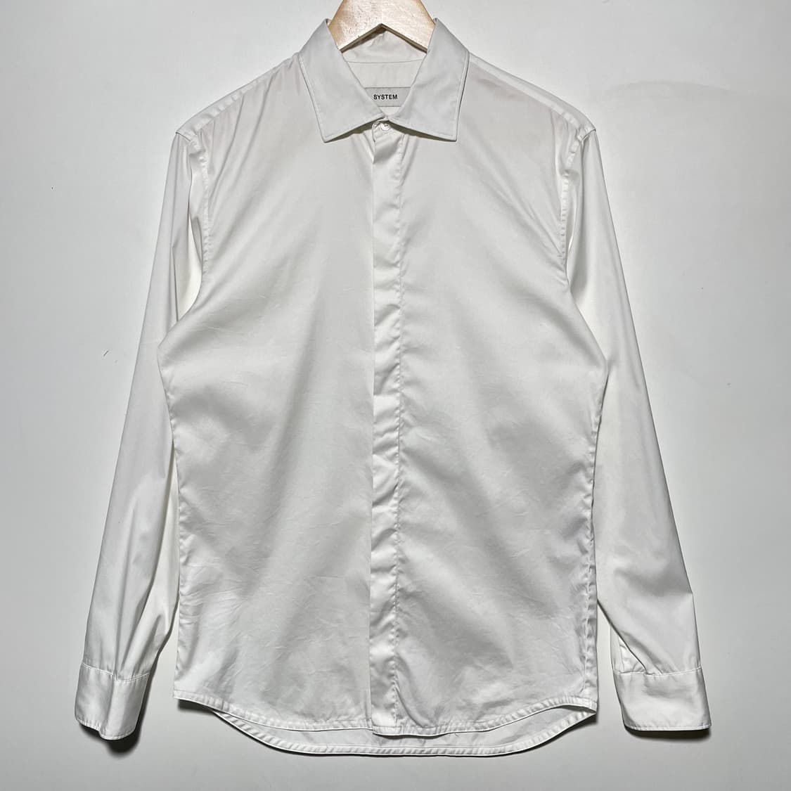 한섬 SYSTEM 시스템 화이트 셔츠 상품이미지1